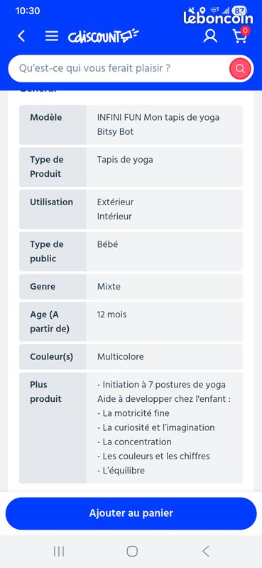 Tapis yoga enfant interactif (image 2)