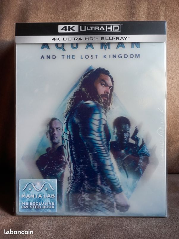 Aquaman and The Lost Kingdom Steelbook Double Lenticular Full Slip