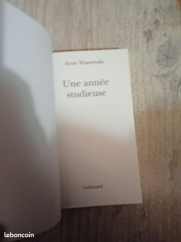 Une année studieuse de Anne Wiazemsky neuf (image 3)