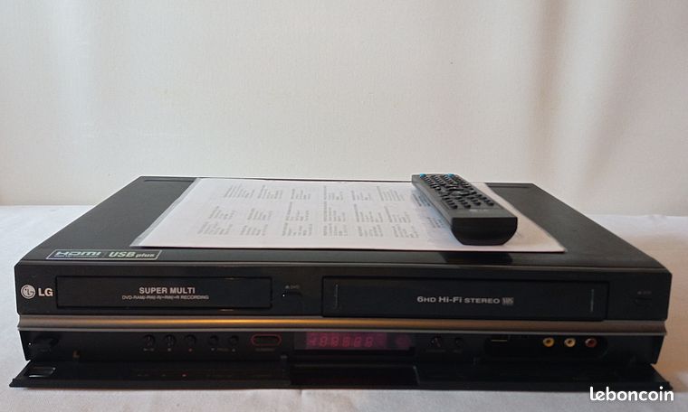 COMBINÉ LECTEUR ENREGISTREUR DVD VHS Samsung DVD-V6800 - Tester Très