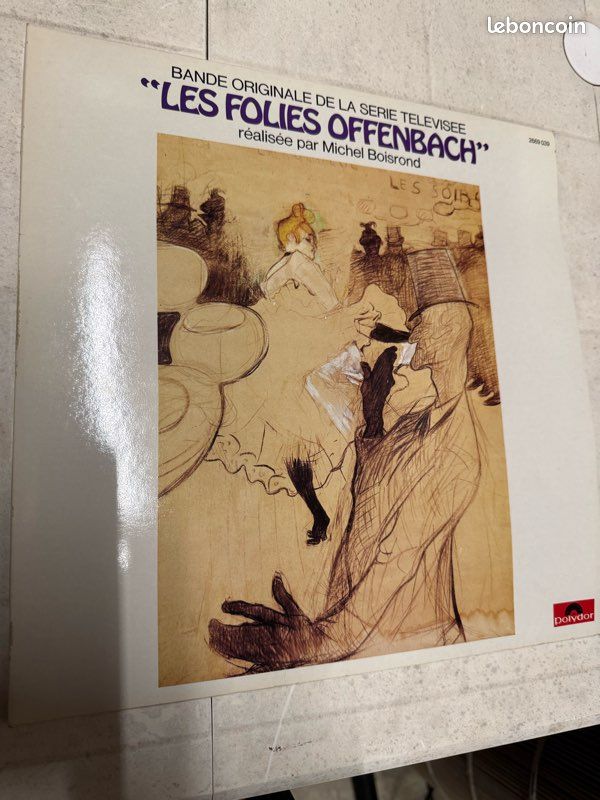 Vinyle – Bande originale “Les Folies Offenbach” – Michel Boisrond – Bon état (image 2)