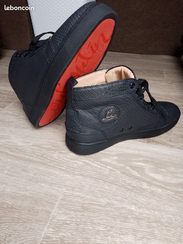 Suede Louboutin Montante Homme Christian Louboutin Baskets