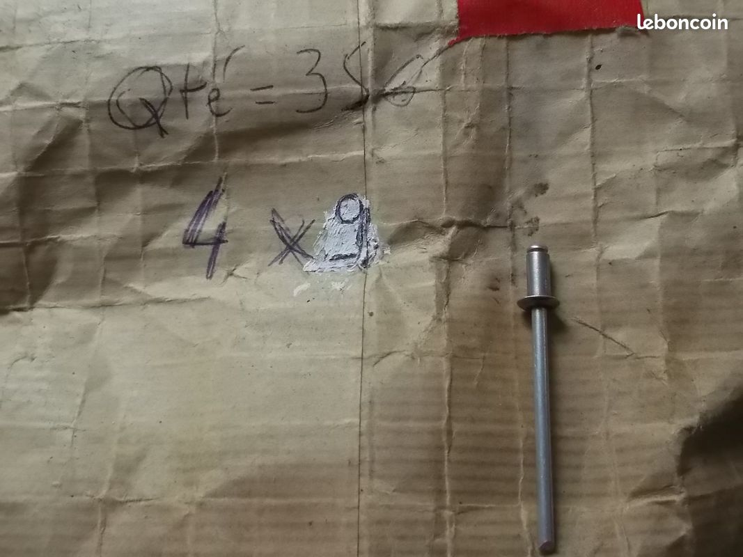 Rivets Alu aveugles pop 4X9 mm (image 1)