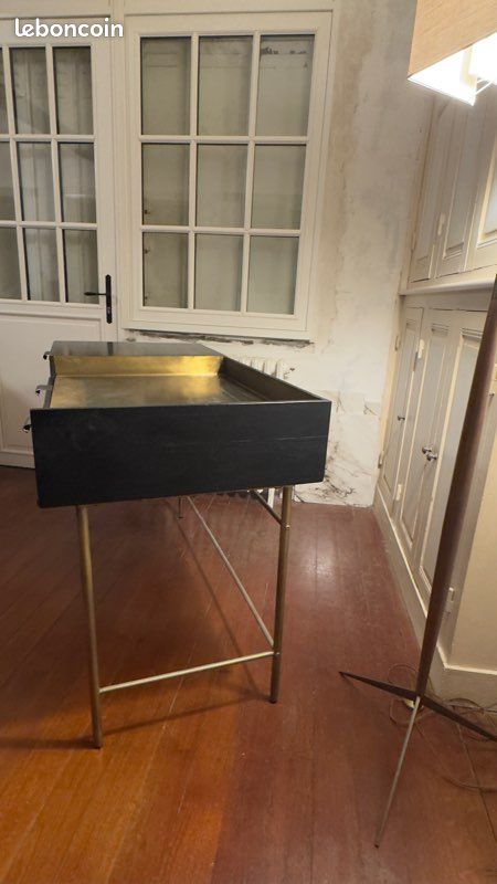 Bureau maison du monde bois laiton (image 3)