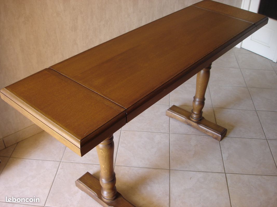 Table en chêne massif 4 personnes Urgent (image 2)