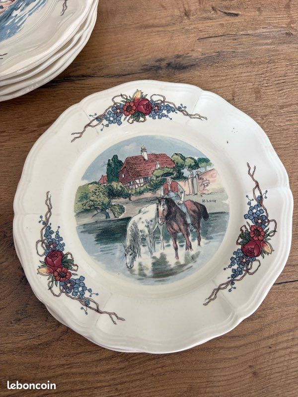7 assiettes OBERNAI (image 5)