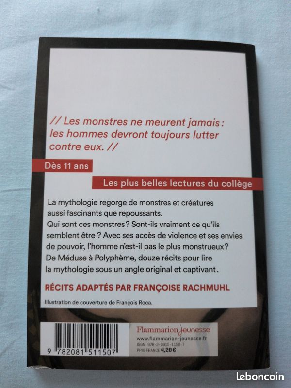 Livre "Monstres et créatures de la mythologie" de Françoise Rachmuhi (image 2)