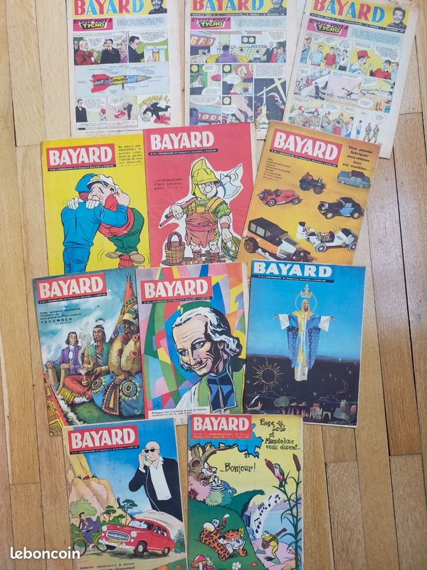 Lot de 11 revues Bayard 1958-1959 (image 1)