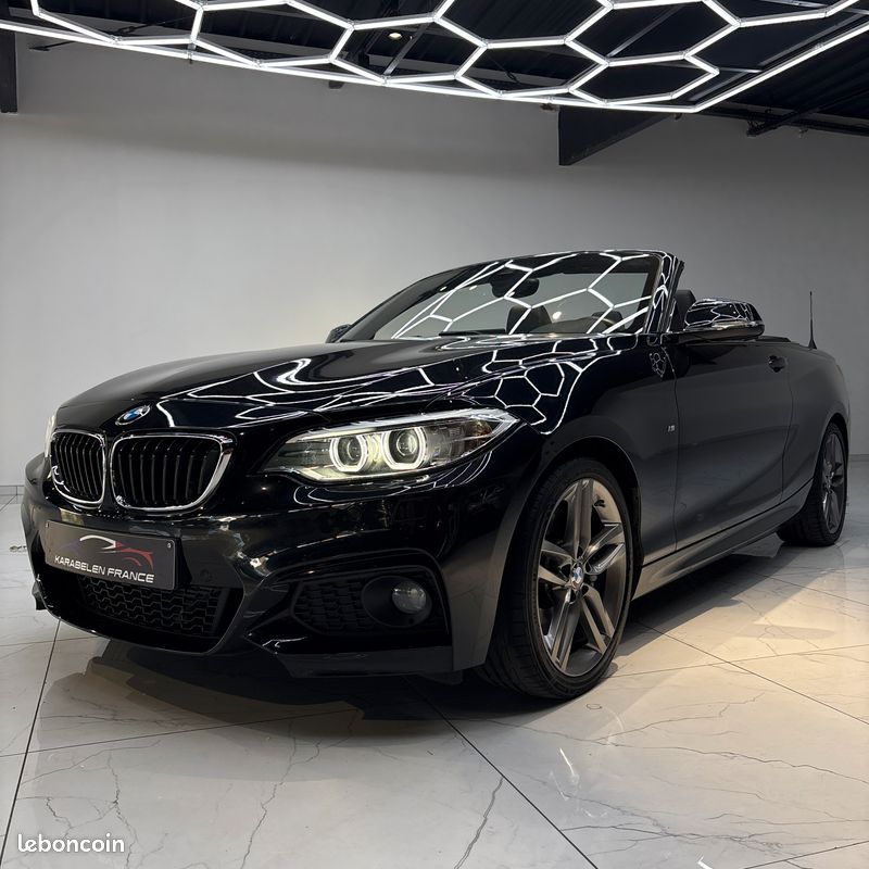 BMW 225d Cabriolet 2.0l 225ch Bi-Turbo Pack M Excellent Etat 46.016km (image 1)