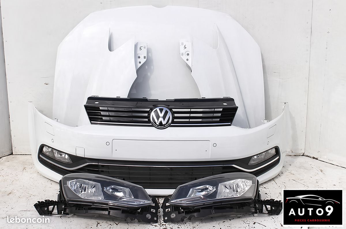 Face avant VOLKWAGEN Polo 5 phase 2 - Piece carrosserie automobile - N'hesitez pas a nous contacter pour plus d'information (image 1)