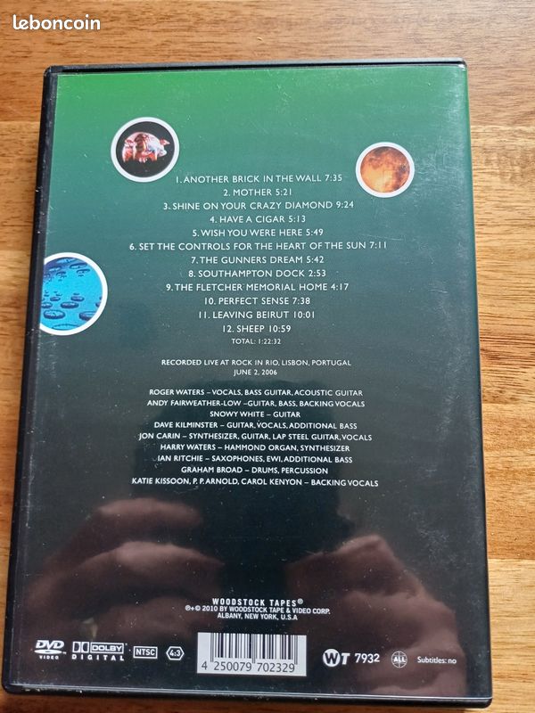 Roger Waters Live Rock in Rio 2006 DVD (image 2)