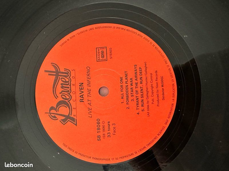 Raven - Live (vinyle) (image 6)