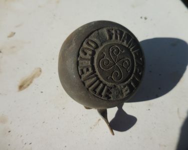 ANCIENNE SONNETTE DE Vélo E.huguenel Chateaudun Cycles Moto 187881491887