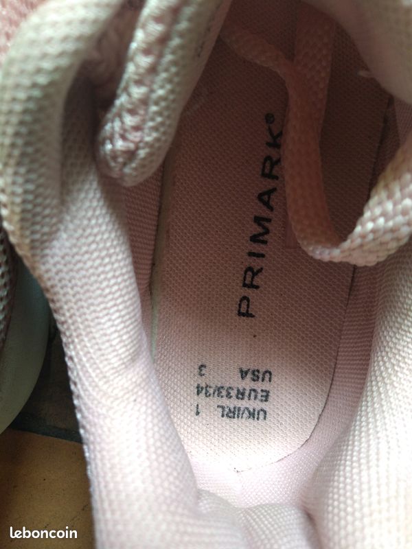 Baskets Plates Primark Rose - Pointure 5, Pour Femme, Neuves Sans Emballage D'origine