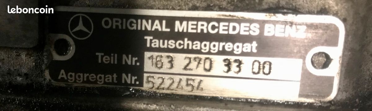 Boite transfert auto Mercedes ML 400cdi V8 250cv (image 2)