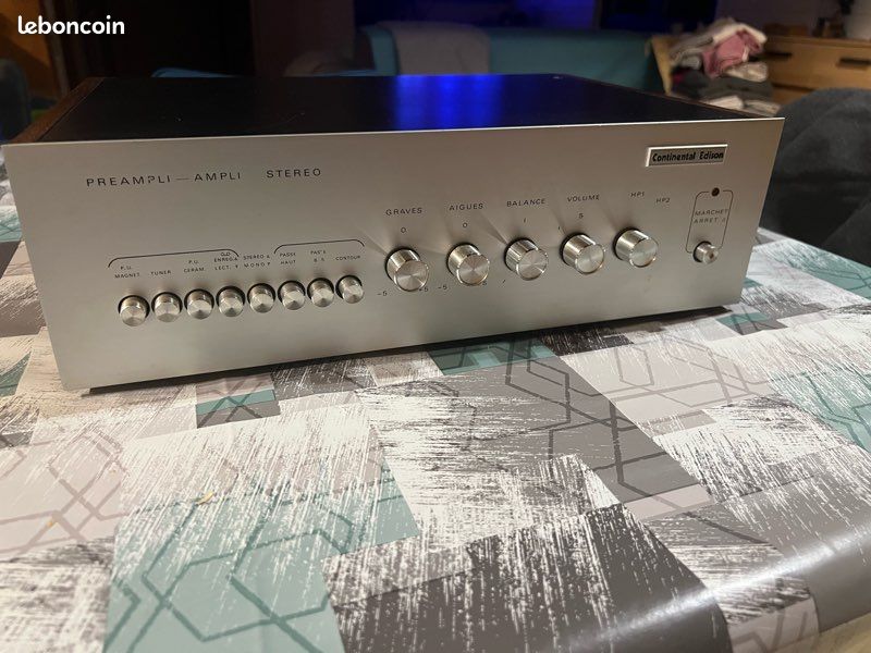 Tuner Hi-Fi Continental Edison TU9347 – AM/FM – Vintage Années 80 – Testé