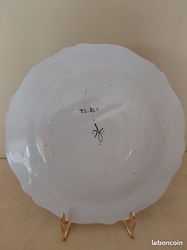 Assiette vintage Saint-Sever (image 2)
