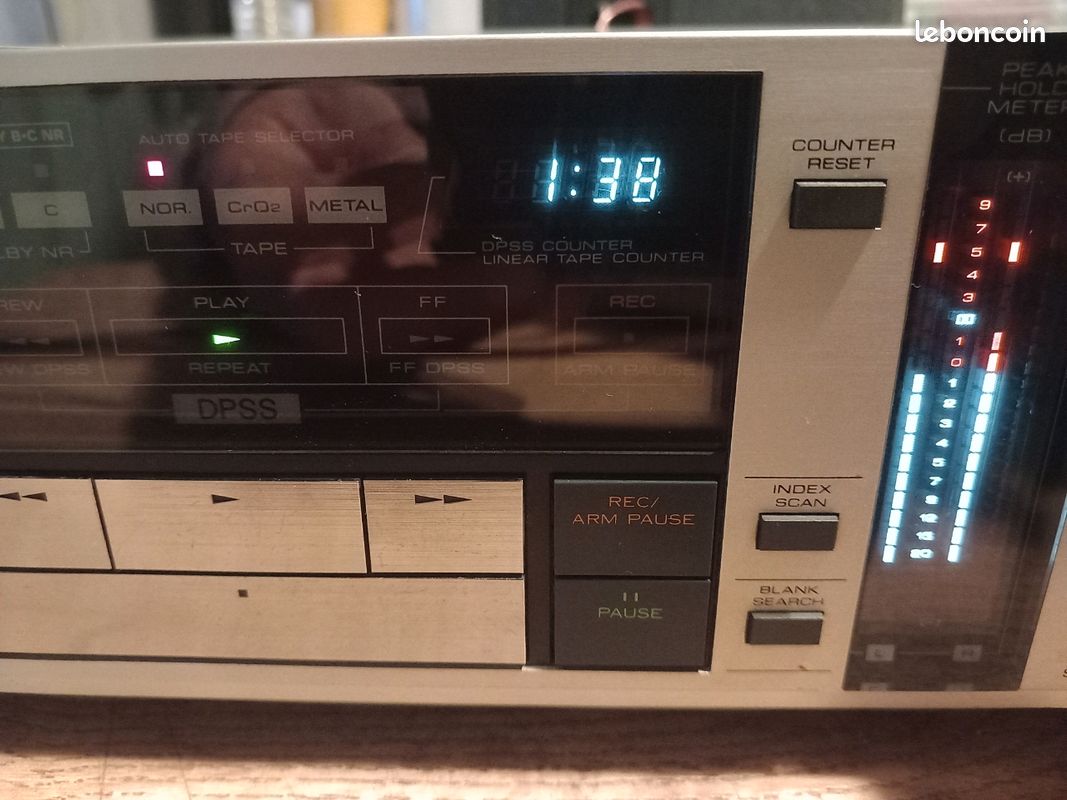 Platine K7 cassette ( 1987 ) KENWOOD KX-550-HX ( A réparer ou pour Platine K7 cassette ( 1987 ) KENWOOD KX-550-HX ( A réparer ou pour