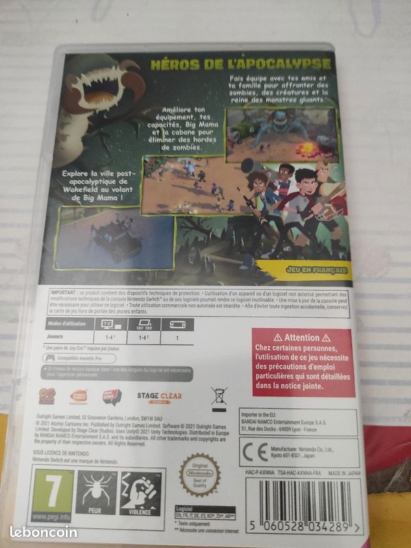 Jeux pour console de jeux Switch très bon état (image 2)