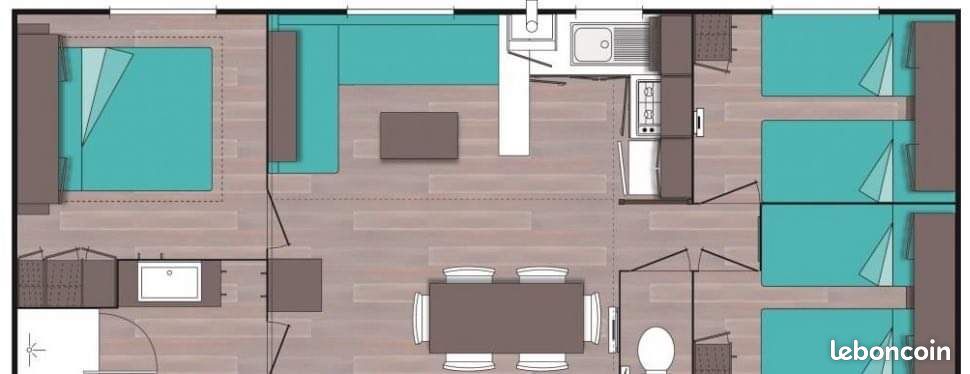 Mobil-Home 7 Personnes avec CLIMATISATION (image 5)