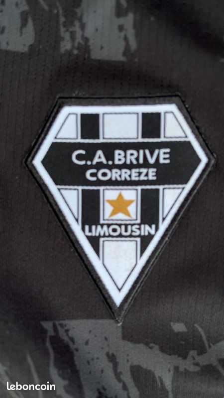 Maillot Rugby CA Brive Corrèze Limousin 2007/2008 - Kappa - Taille M - Noir