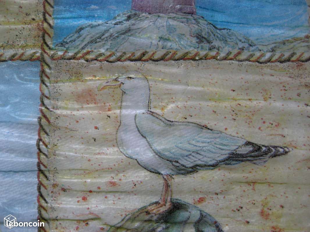 Assiette en verre Barque sur le sable et Assiette en verre Bord de mer (image 3)