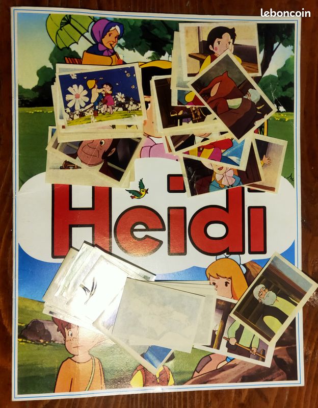 Album Collector De Vignettes Heidi – Édition AGE – Produit Dérivé Série TV