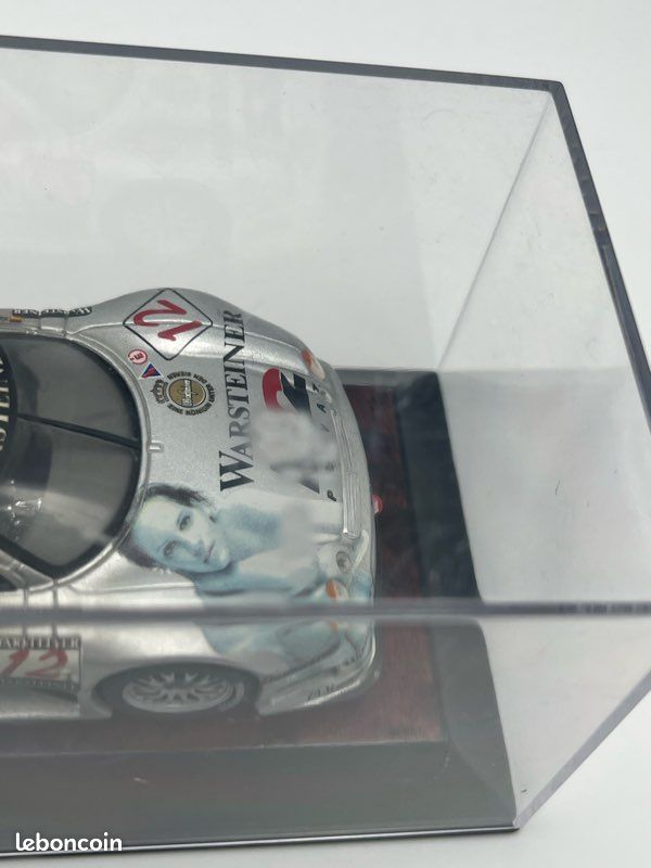 Maisto Miniature 1/43 - Mercedes CLK-GTR - Voiture De Collection Argentée