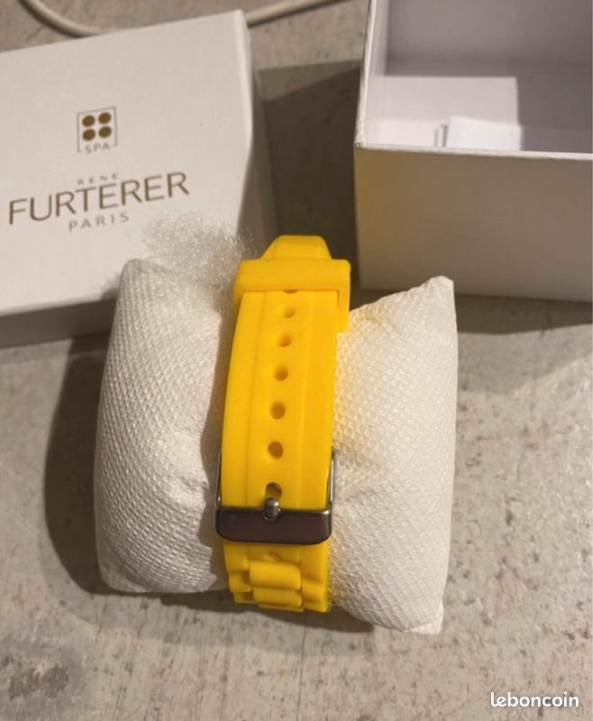 Montre jaune bracelet souple (image 3)