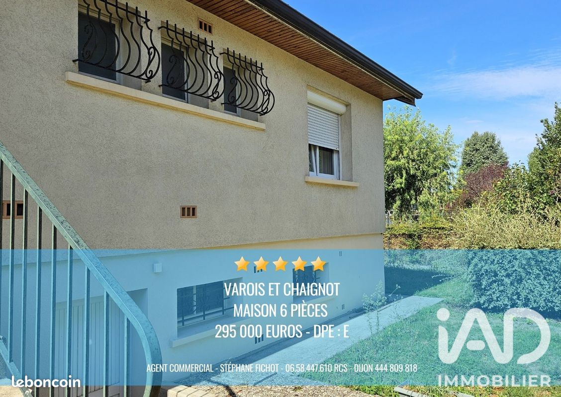 Maison 6 pièces 114 m² · à Varois-et-Chaignot · 114 m² · 295 000 €