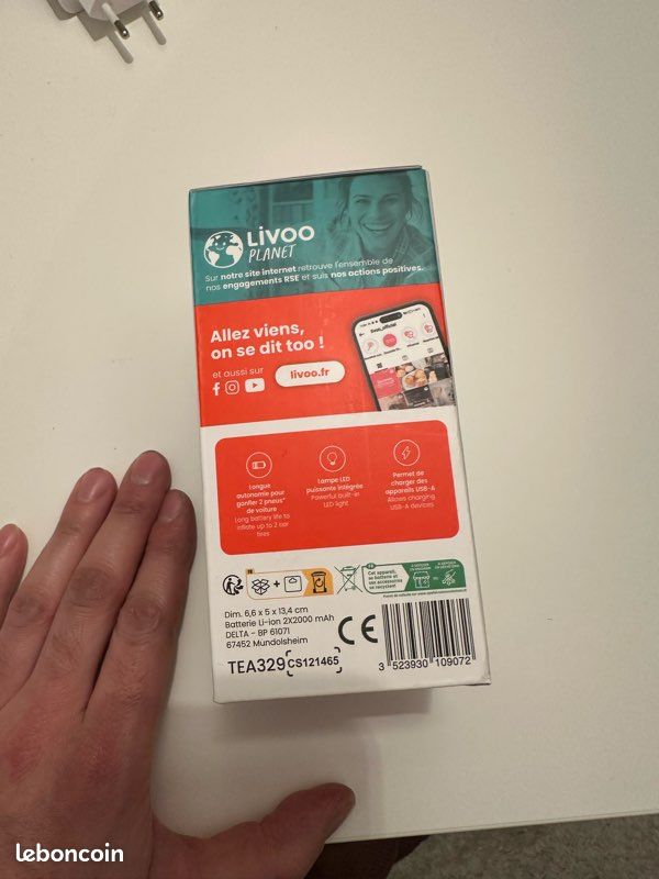 Compresseur portatif USB (image 4)