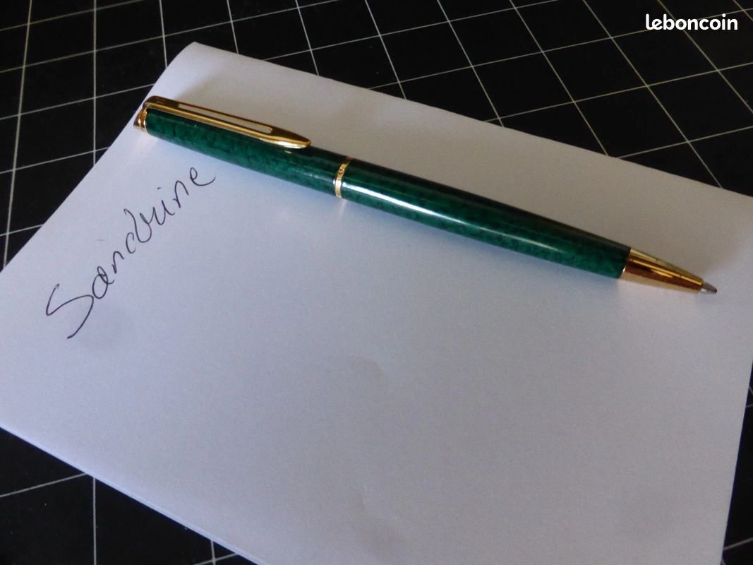 Stylo Bille Waterman Forum Vert Pomme, Recharge Fournie, Neuf Avec étiquettes
