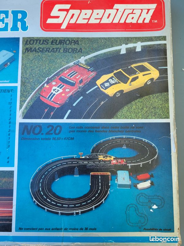 Circuit automobile vintage SpeedTrax à piles (image 4)