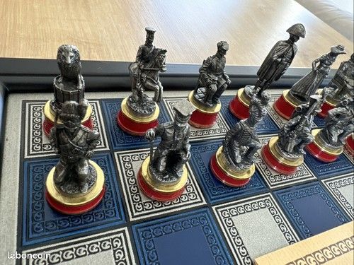 Jeux D'échec Le Veme Régiment Belge De Dragons Légers Bataille Waterloo Rare - Photo, audio & vidéo