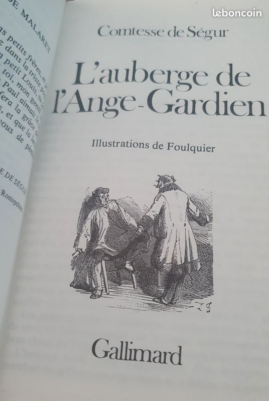 Lot de 4 livres La Comtesse de Ségur Ed Gallimard années 80 (image 7)