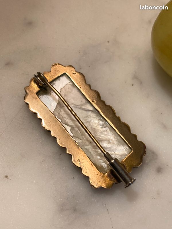 Broche en nacre / Ancienne (image 5)