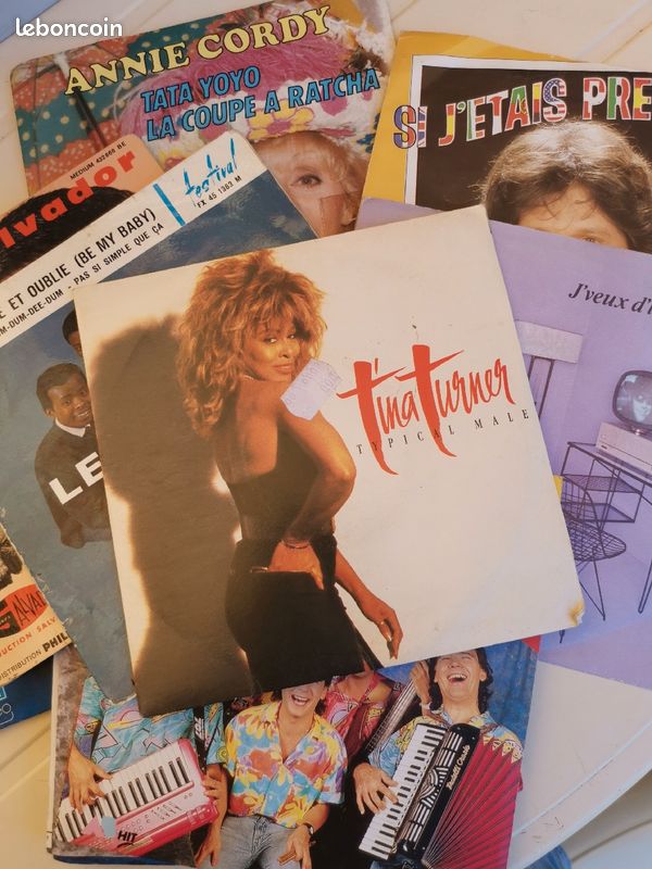 Lot de 90 disques 45 tours vynil ' (image 6)
