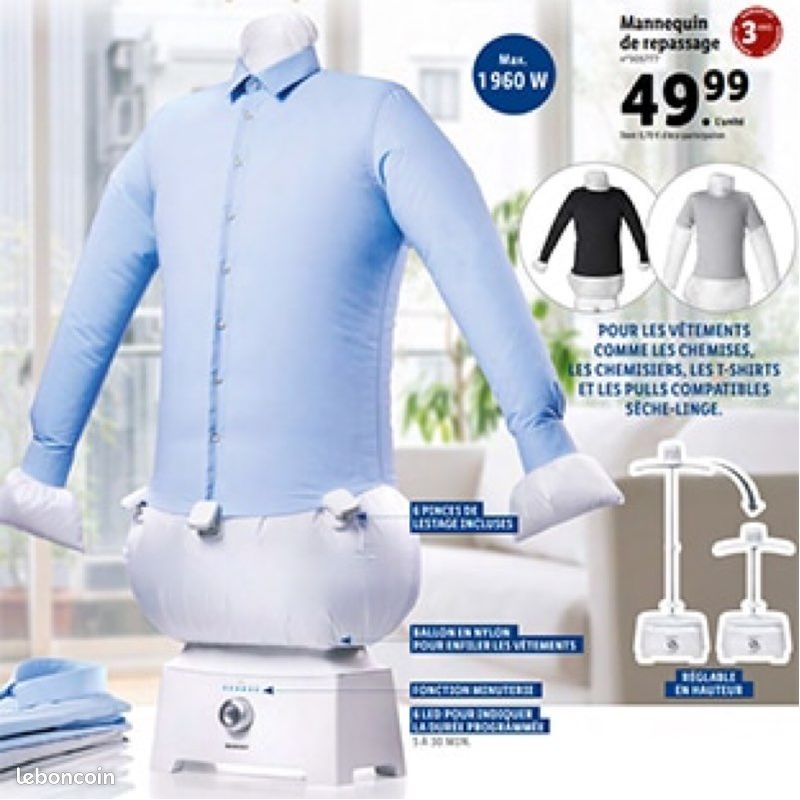 Cintre mannequin de repassage Électroménager