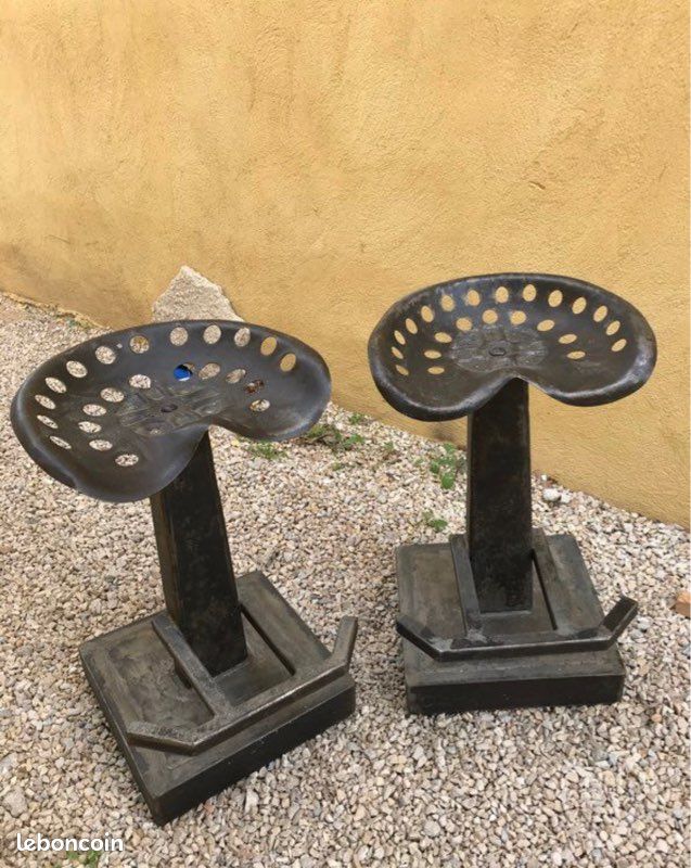 Tabourets demi hauteur industriel agricole (image 1)