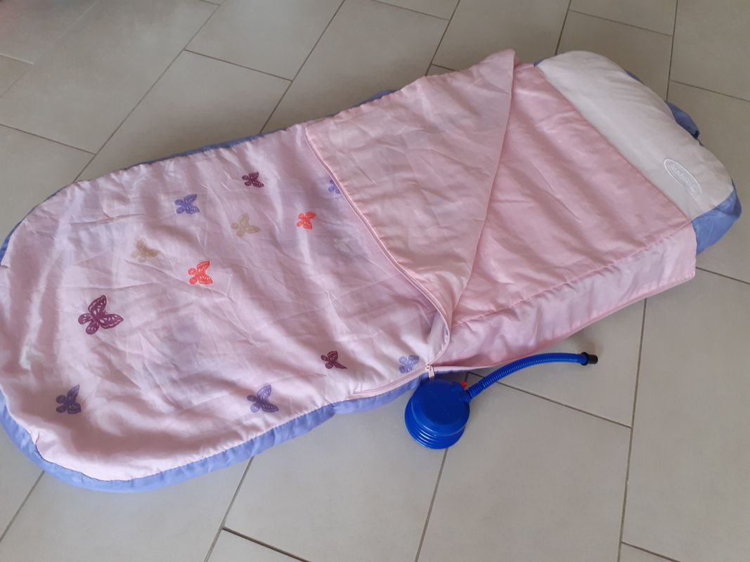 Matelas gonflabe enfant avec sac de couchage intégré - Readybed