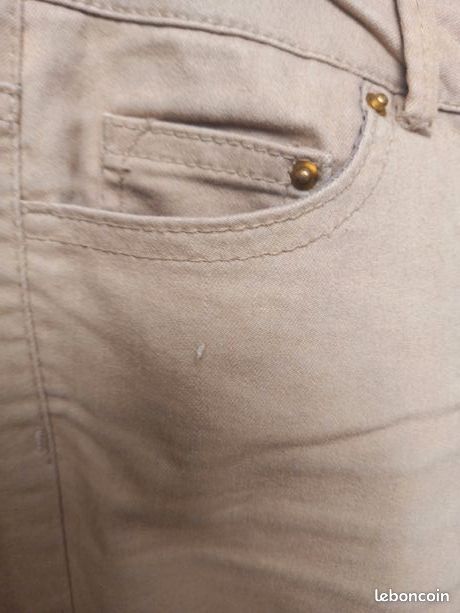 Pantalon beige H&M (image 3)