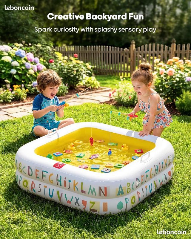 Filet de rangement extra large pour jouets de piscine, 180 x 119 cm, sac de rangement de piscine avec 20 crochets, filet élastique à suspendre pour radeaux gonflables, nouilles, balles