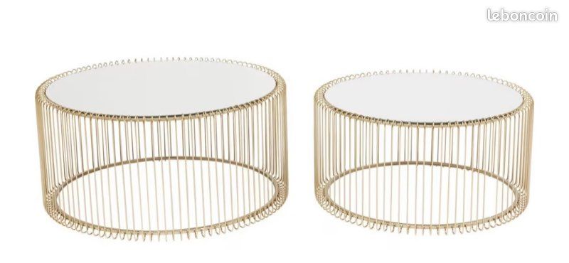 Tables basses kare design (image 1)