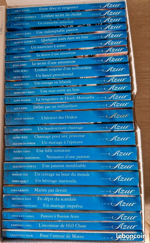 Lot de 5 livres romance collection Azur (image 4)