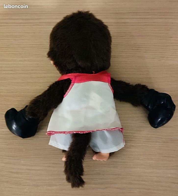 Lot 2 Peluche doudou MONCHICHI KIKI fille en Denin - MONCHHICHI de 20