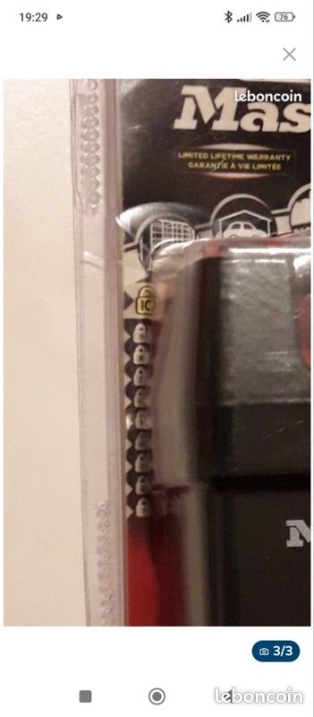 Cadenas Master Lock Haute sécurité Neuf 😀👍 (image 3)