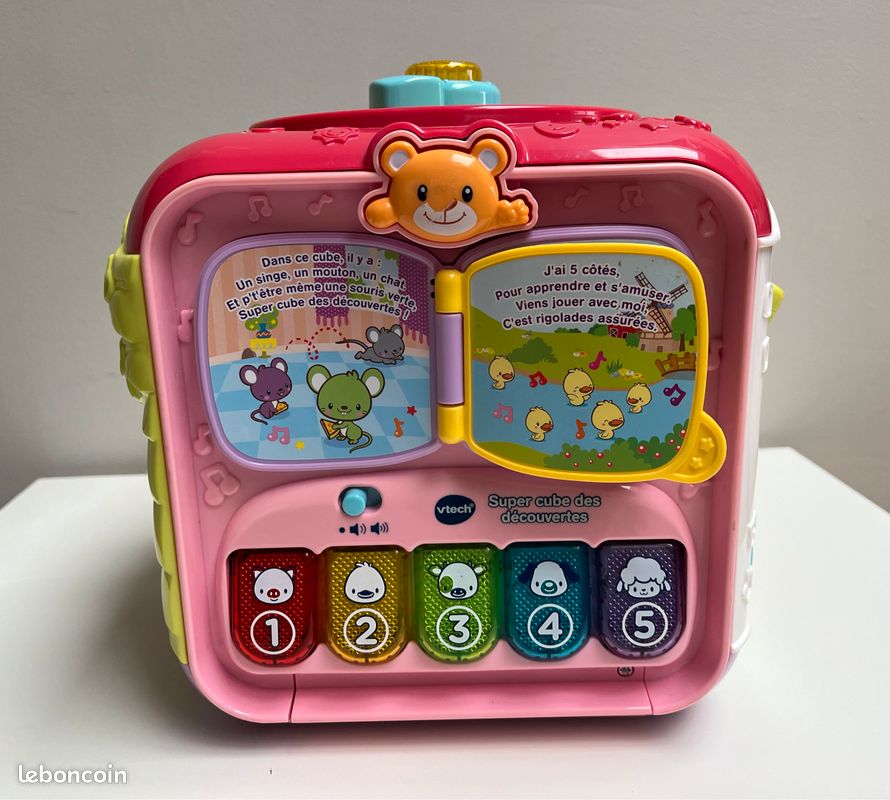 Jouet Bebe Mois Promo Super Cube Des Du00e9couvertes Rose Chez - Main Image