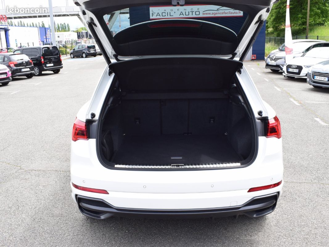 AUDI Q3 35 TDI 150 CV S-LINE S-TRONIC / 1ère MAIN / CROCHET D'ATTELAGE / PACK BLACK (image 17)
