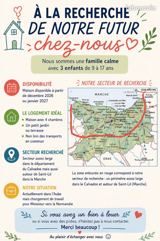 Maison 5 pièces 100 m² · à Rots · 100 m² · 800 €/mois