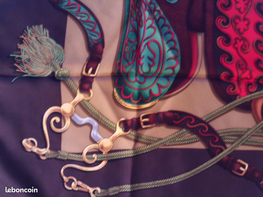 Foulard Carré En Soie Art Ethiopia CNES 1998 - Neuf - Cadeau Vintage Pour Femme - Made In France